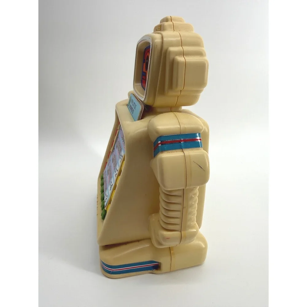 Vintage‎ 1984 Playskool Alphie II Electronic Robot Learning Toy With 7+ Cards